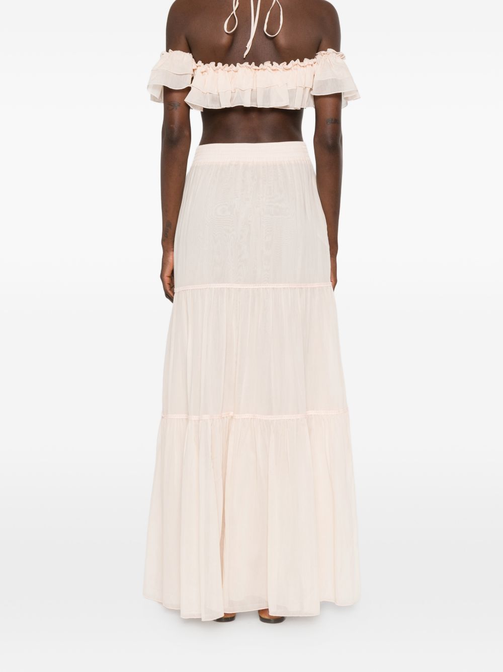 Ermanno Scervino Women Cotton Long Skirt ERMANO SCERVINO
