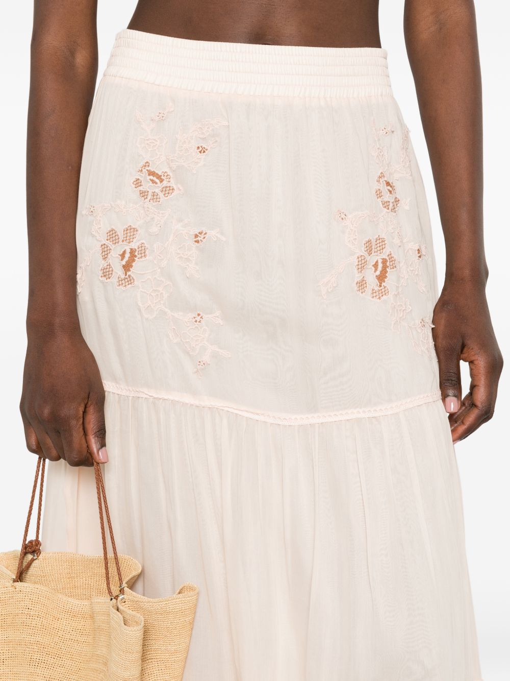 Ermanno Scervino Women Cotton Long Skirt ERMANO SCERVINO