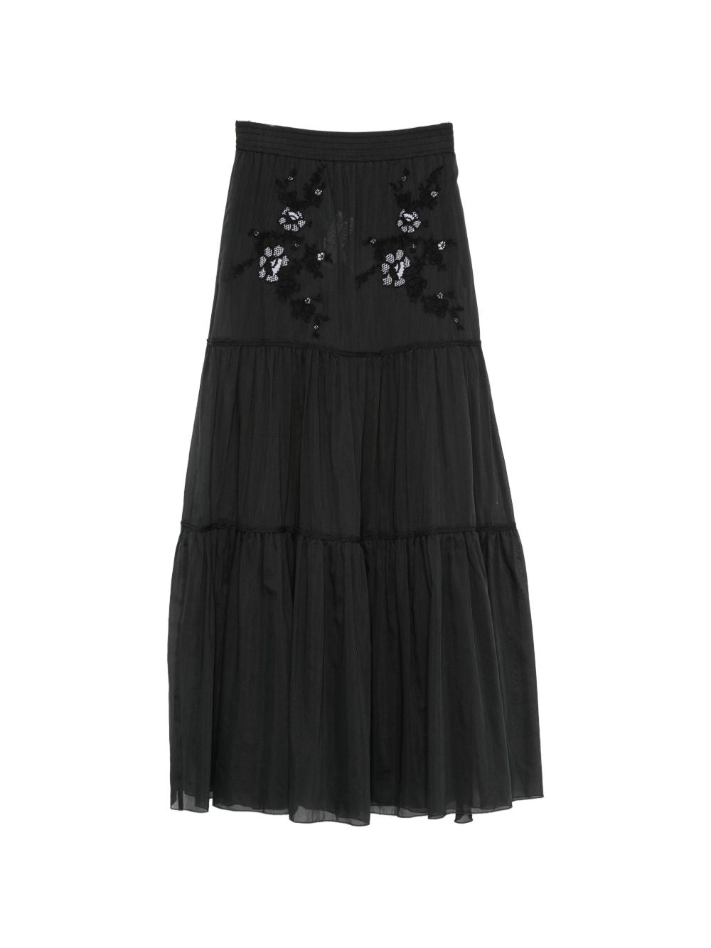 Ermanno Scervino Women Cotton Long Skirt ERMANO SCERVINO
