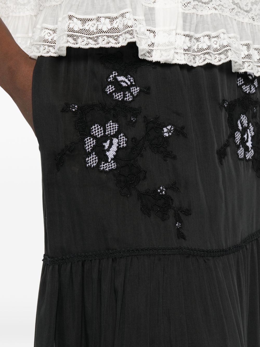 Ermanno Scervino Women Cotton Long Skirt ERMANO SCERVINO