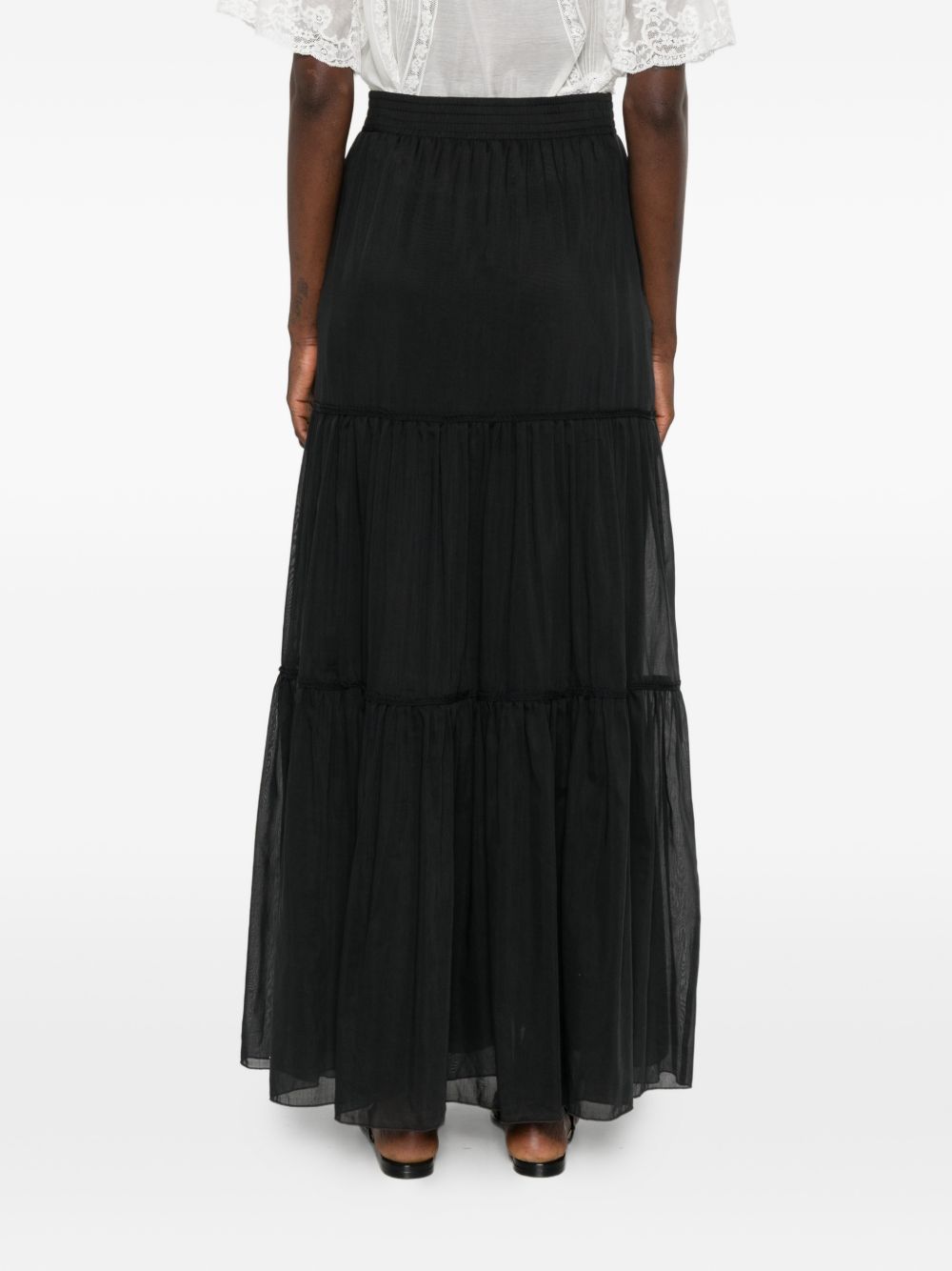 Ermanno Scervino Women Cotton Long Skirt ERMANO SCERVINO