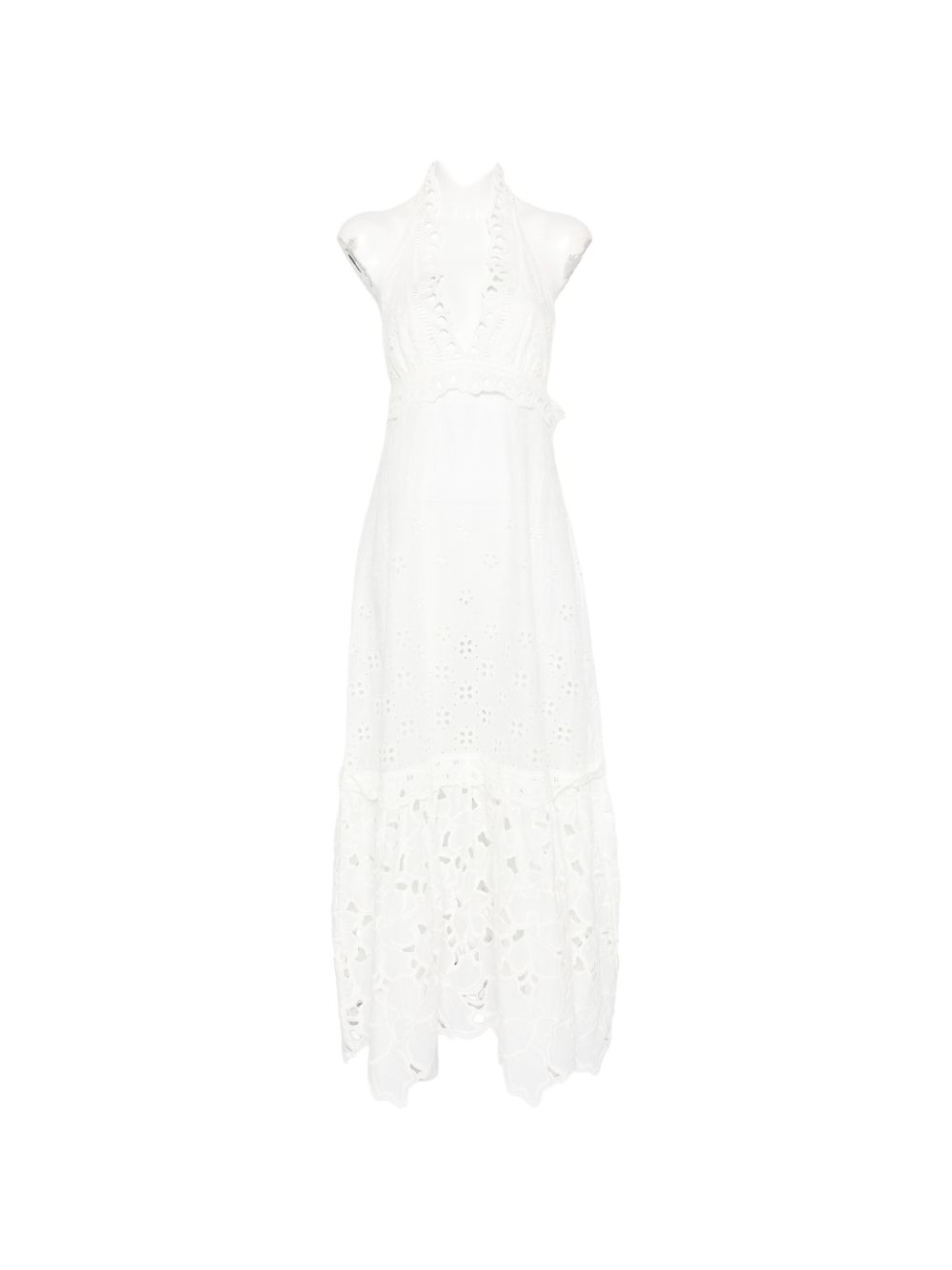 Ermanno Scervino Women Lace Cotton Long Dress ERMANO SCERVINO