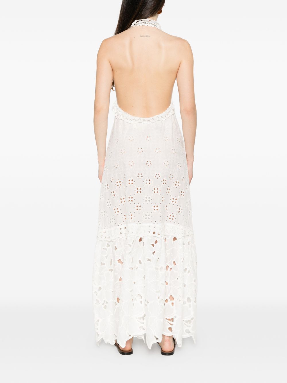 Ermanno Scervino Women Lace Cotton Long Dress ERMANO SCERVINO