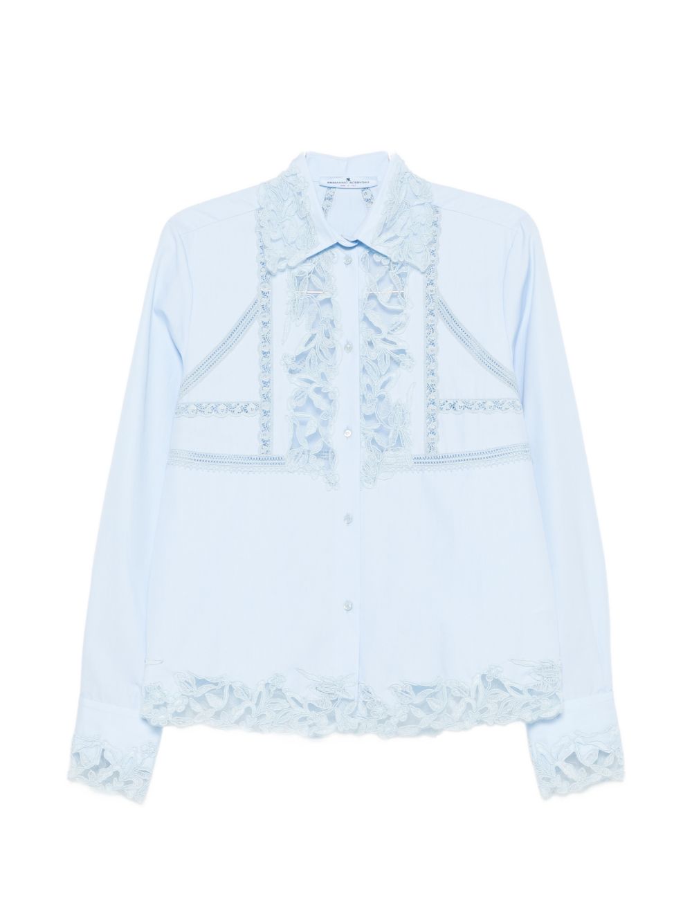 Ermanno Scervino Women Embroidered Cotton Shirt ERMANO SCERVINO