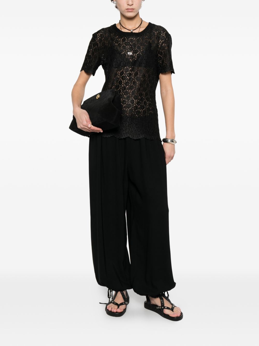 Ermanno Scervino Women Embroidered T-Shirt ERMANO SCERVINO