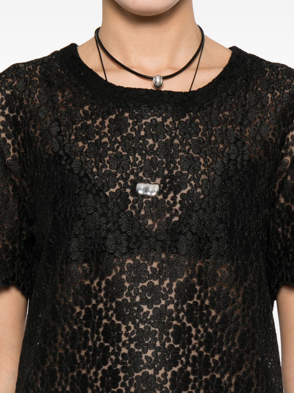 Ermanno Scervino Women Embroidered T-Shirt ERMANO SCERVINO