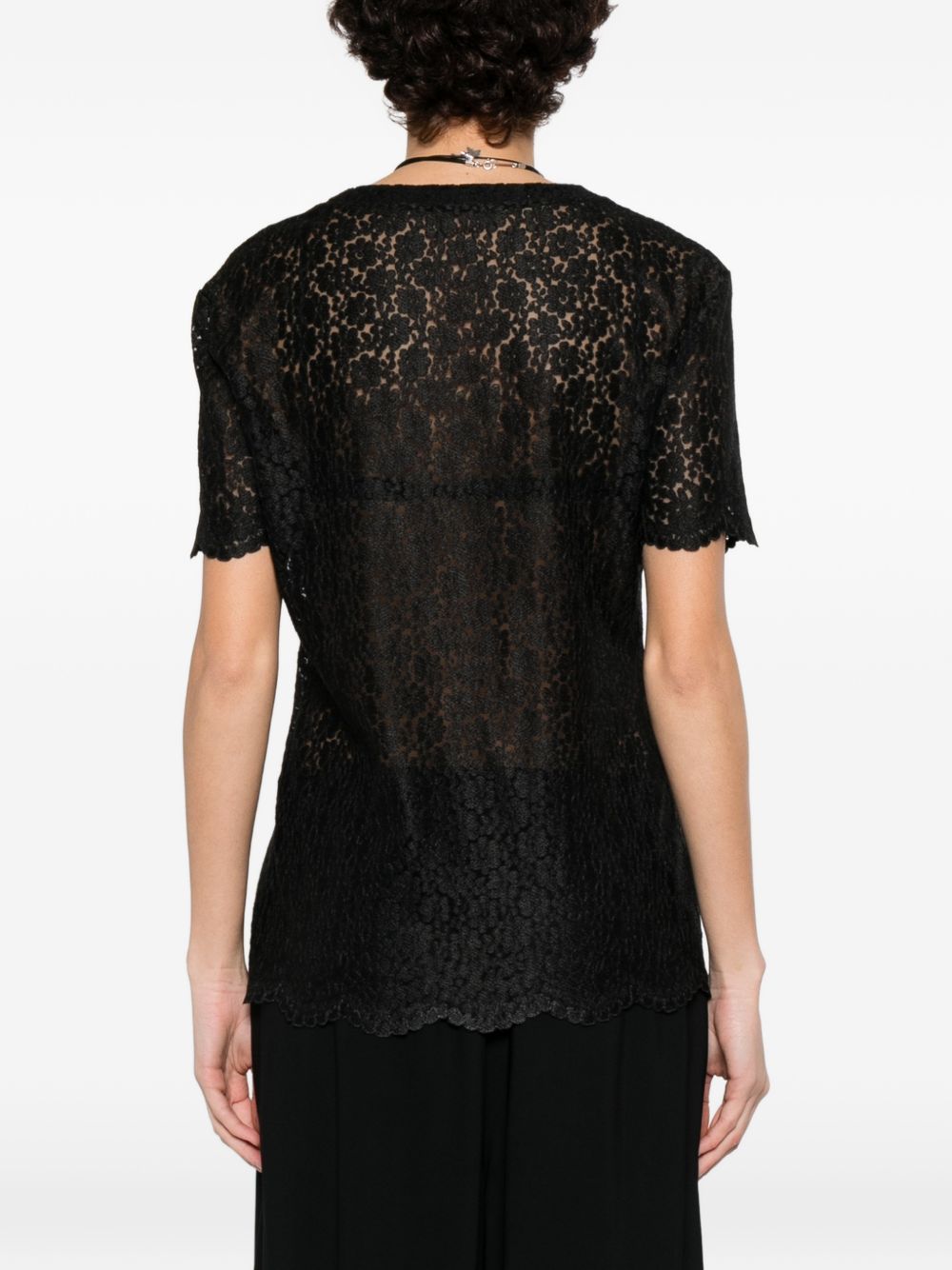 Ermanno Scervino Women Embroidered T-Shirt ERMANO SCERVINO