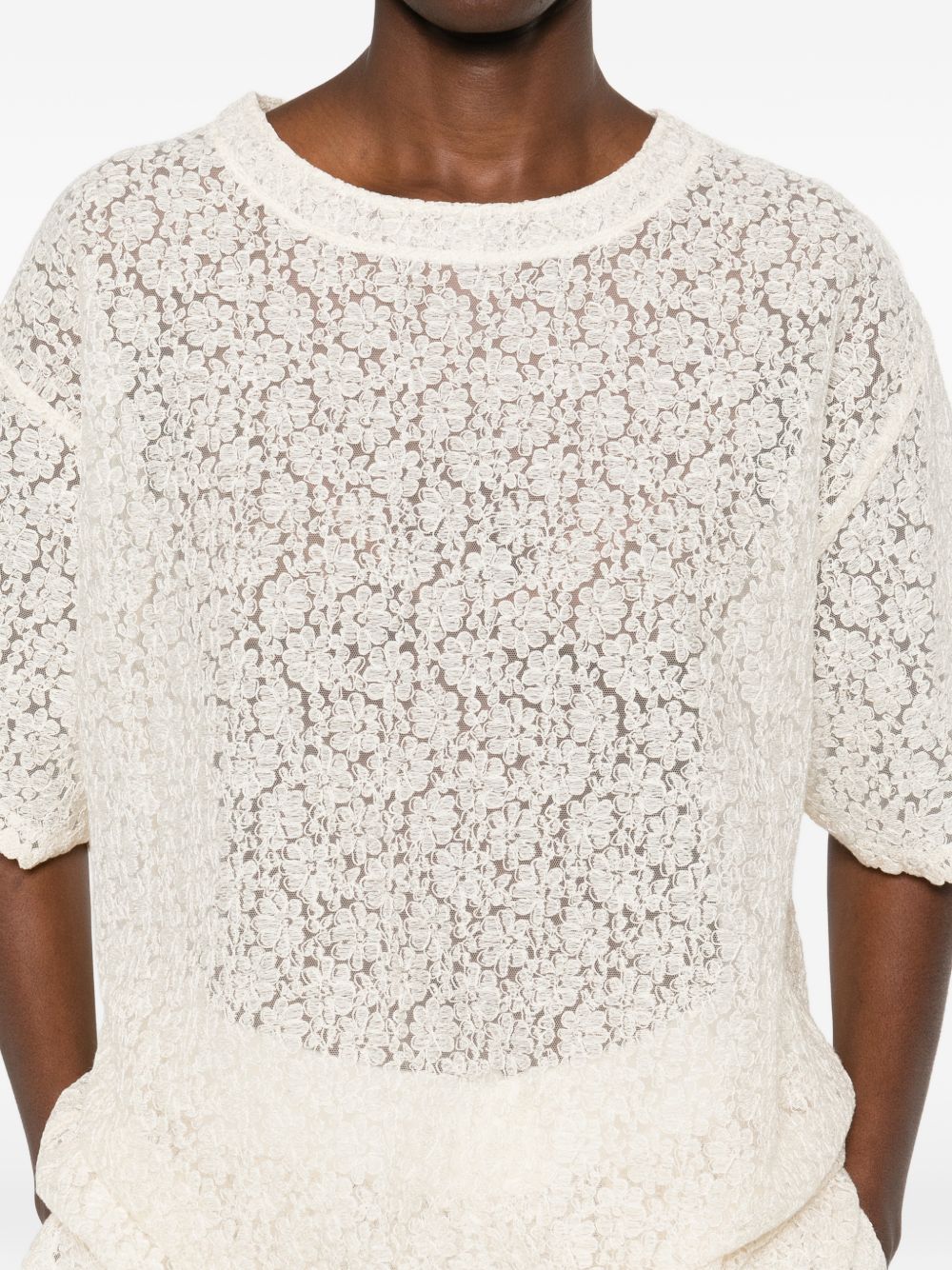 Ermanno Scervino Women Embroidered T-Shirt ERMANO SCERVINO