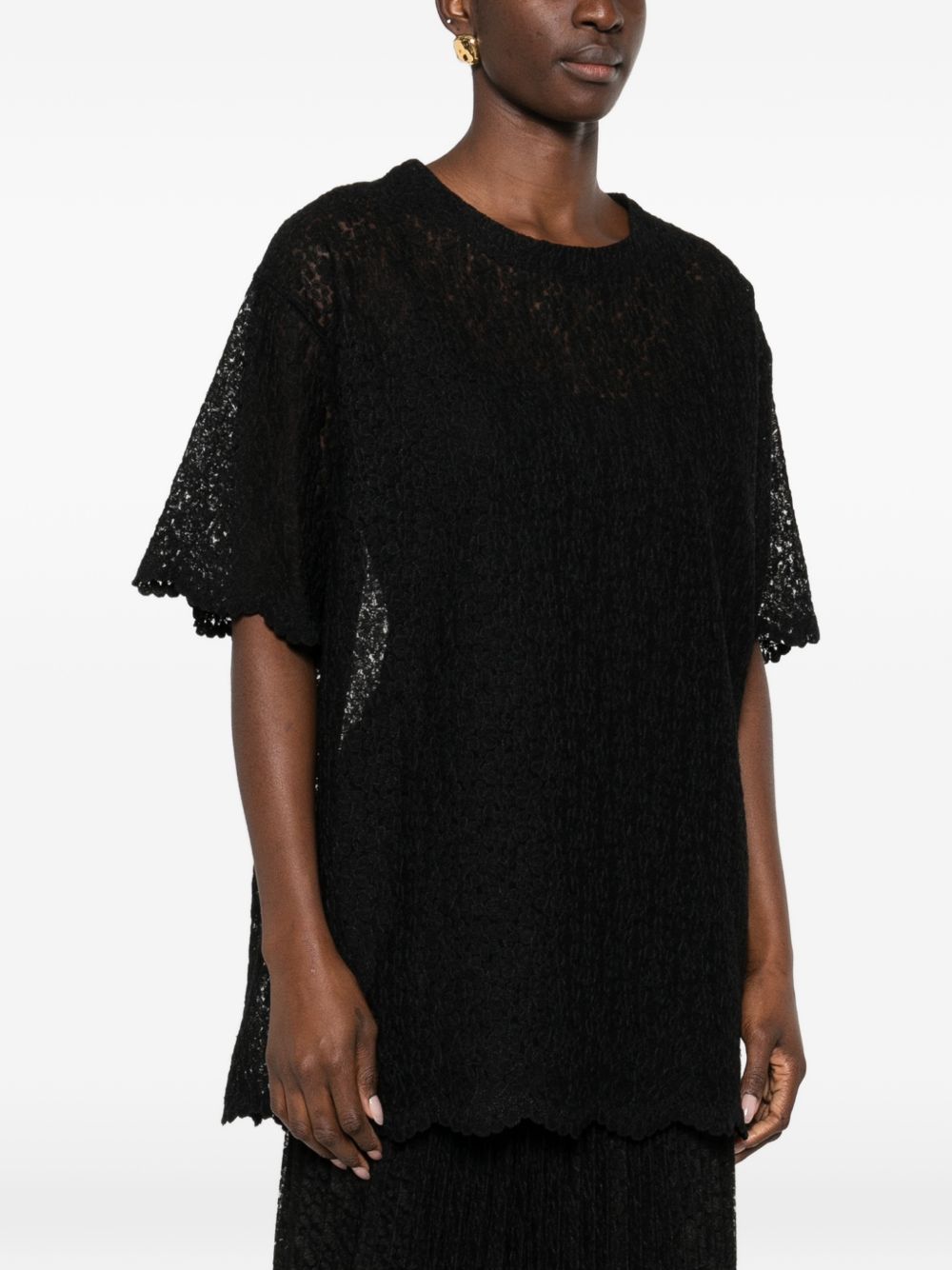 Ermanno Scervino Women Embroidered T-Shirt ERMANO SCERVINO