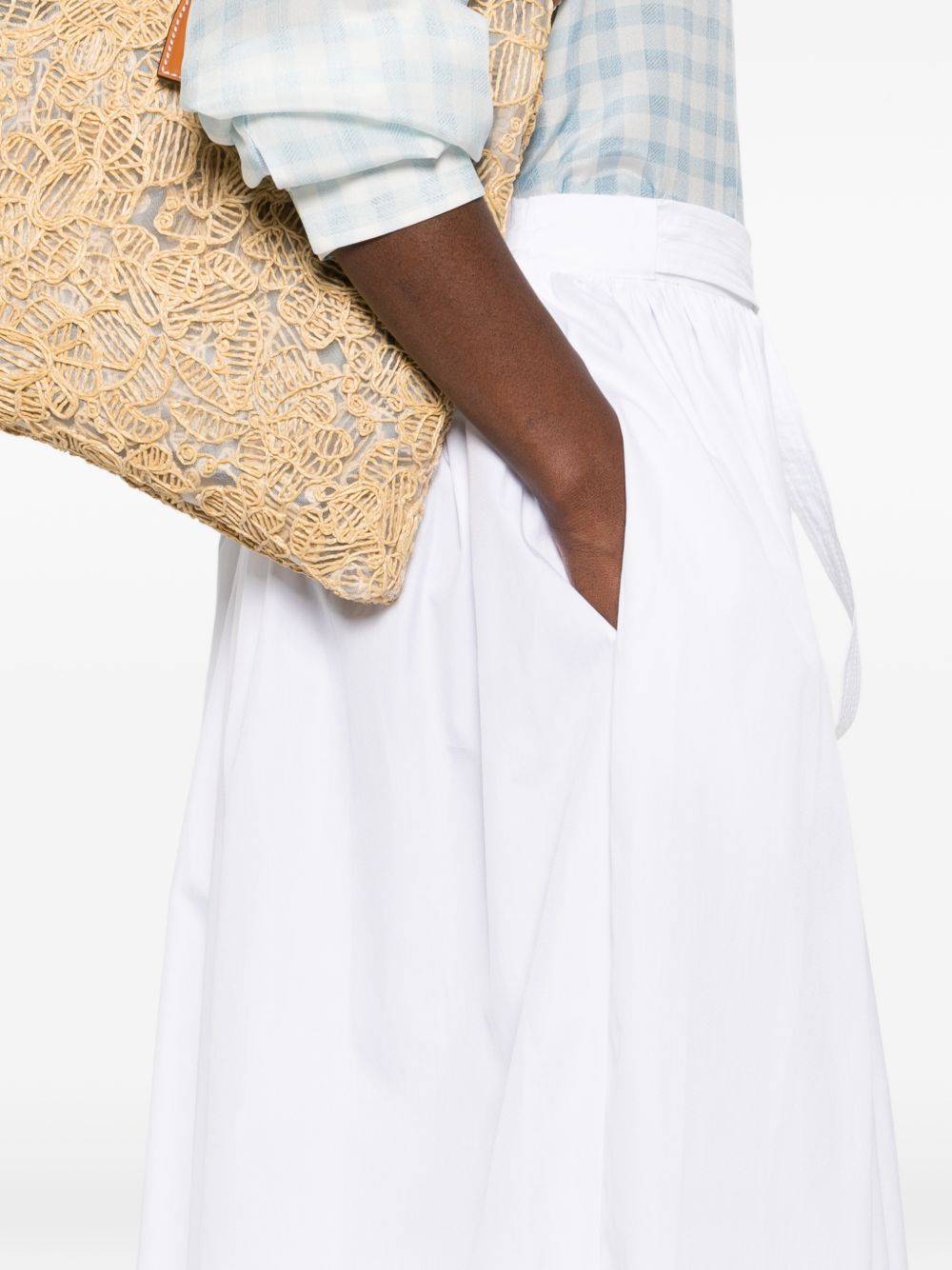 Ermanno Scervino Women Cotton Long Skirt ERMANO SCERVINO