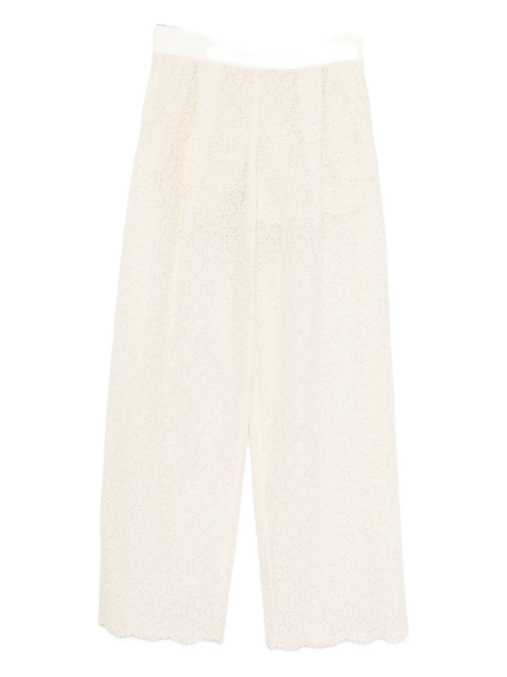 Ermanno Scervino Women Embroidered Wide-Leg Trousers ERMANO SCERVINO
