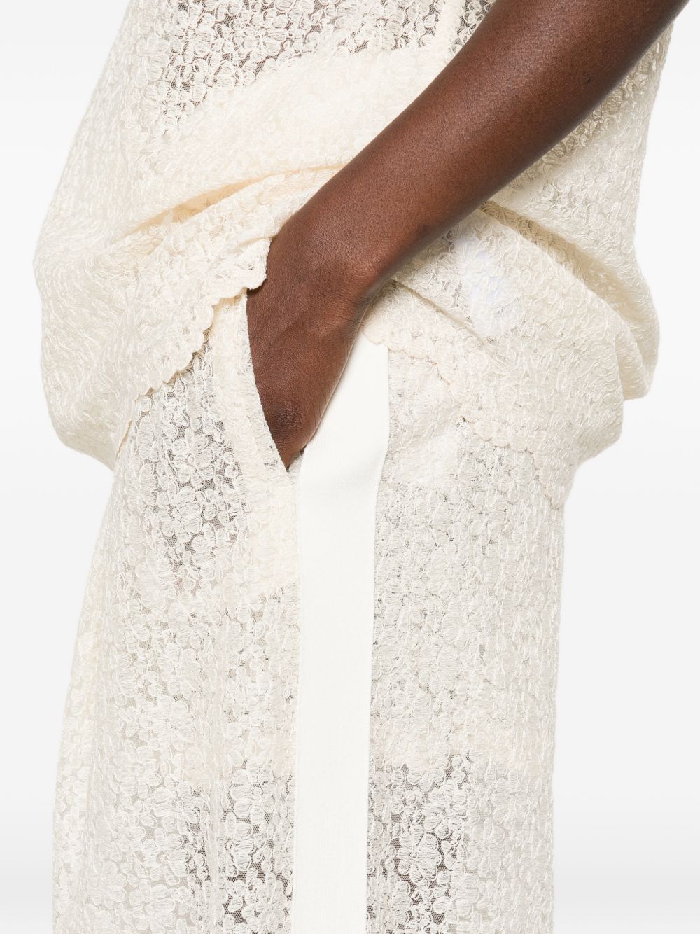 Ermanno Scervino Women Embroidered Wide-Leg Trousers ERMANO SCERVINO