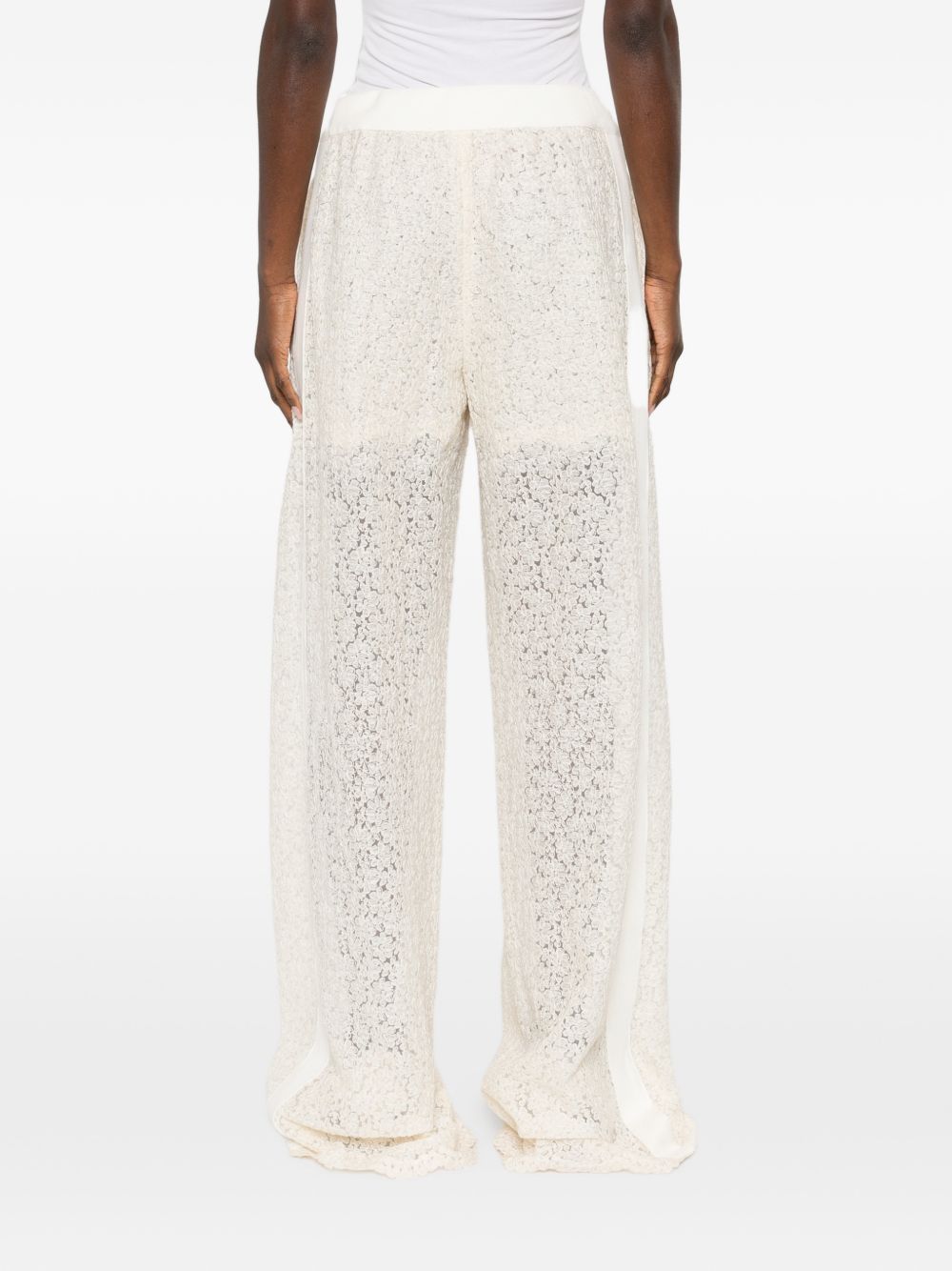 Ermanno Scervino Women Embroidered Wide-Leg Trousers ERMANO SCERVINO