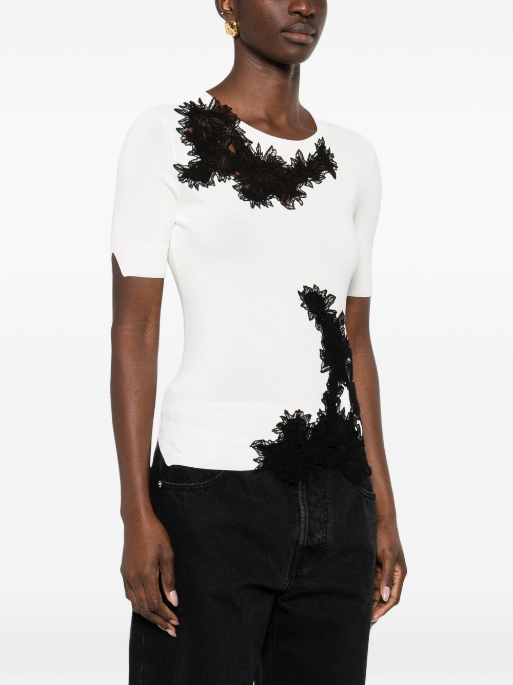 Ermanno Scervino Women Embroidered Top ERMANO SCERVINO