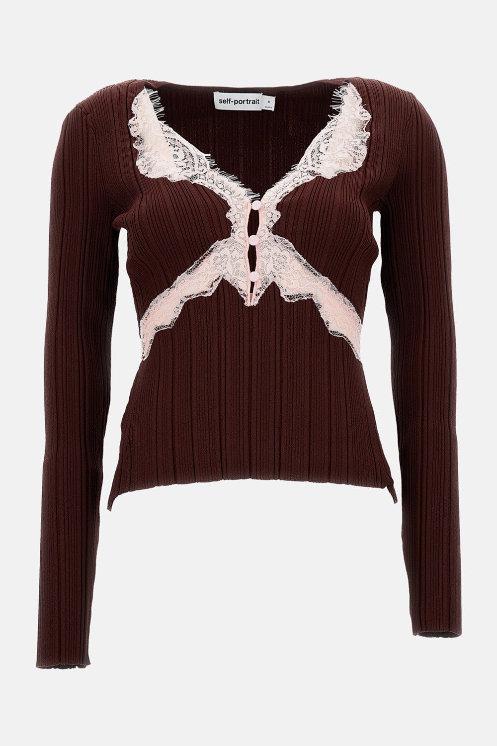 Self-Portrait Women Lace Knit Top SELF-PORTRAIT