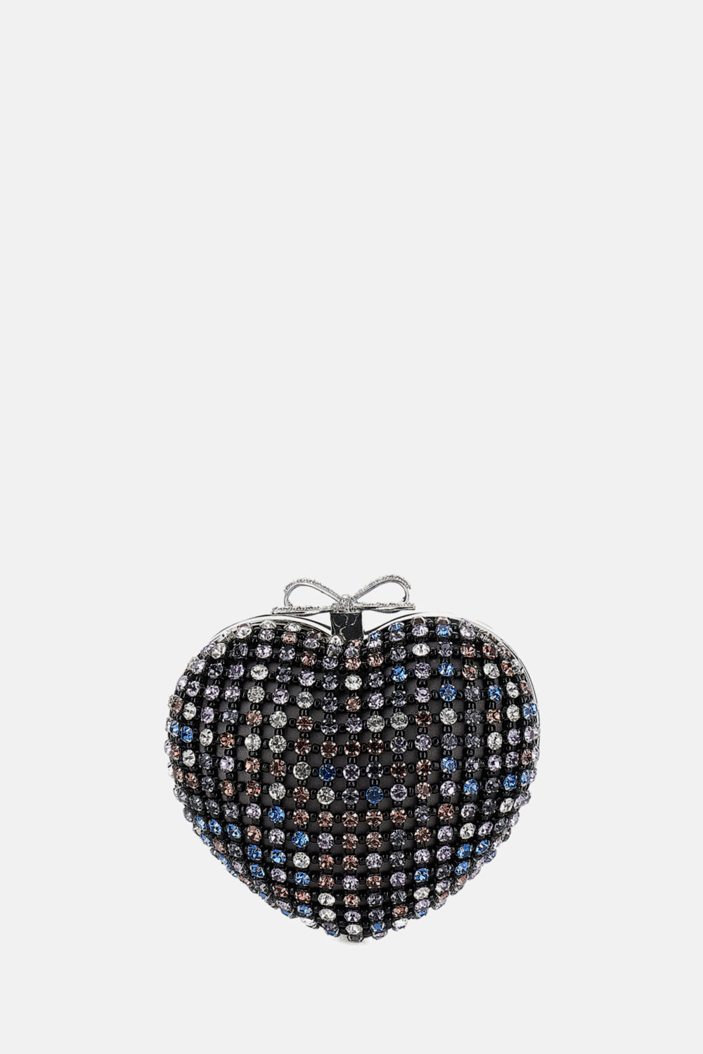 Self-Portrait Women Multicrystal Heart-Shaped Clutch SELF-PORTRAIT