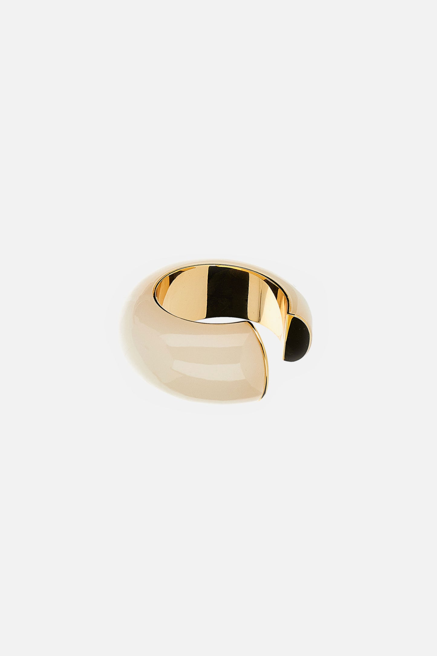Self-Portrait Women Cream Resin Cuff SELF-PORTRAIT