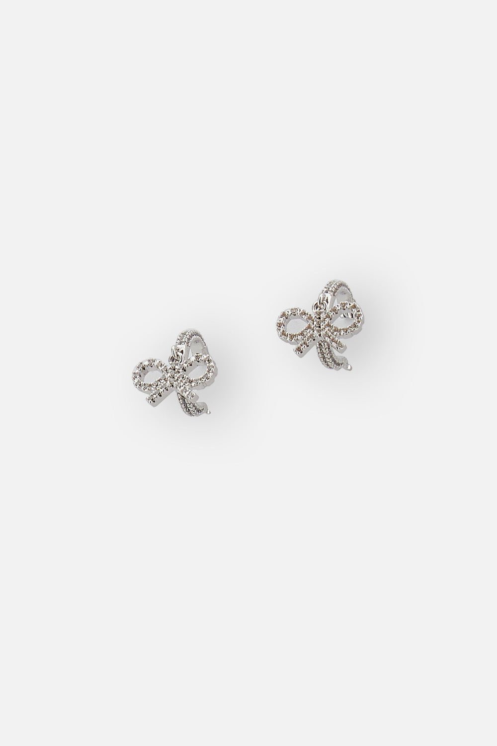 Self-Portrait Women Crystal Bow Hoop Earrings SELF-PORTRAIT