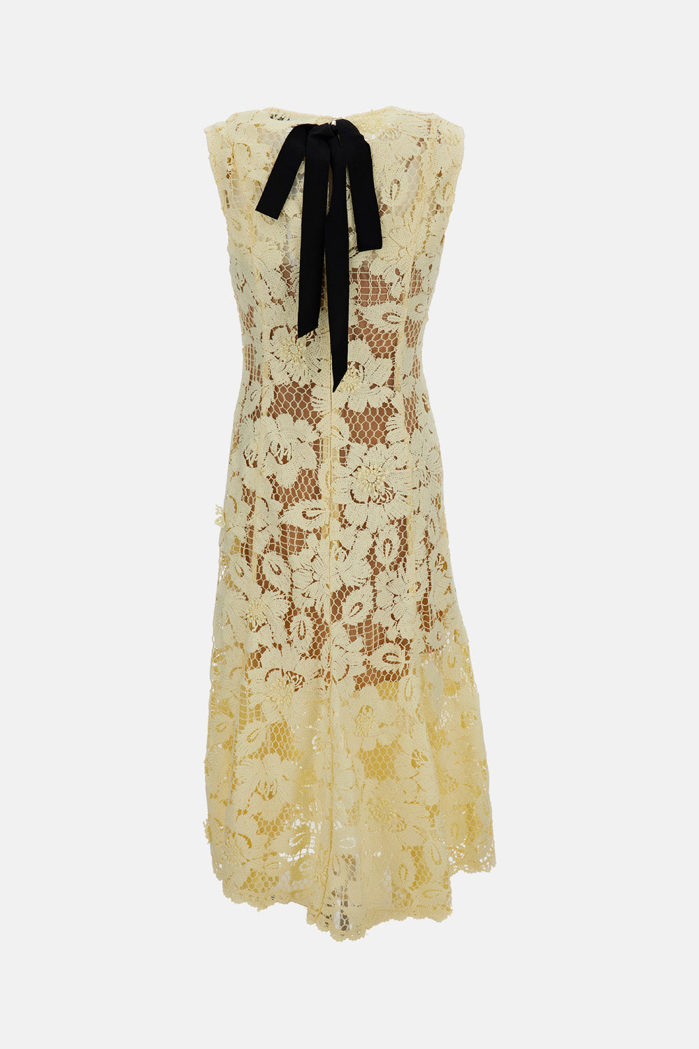 Self-Portrait Women Crochet Lace Midi Dress SELF-PORTRAIT