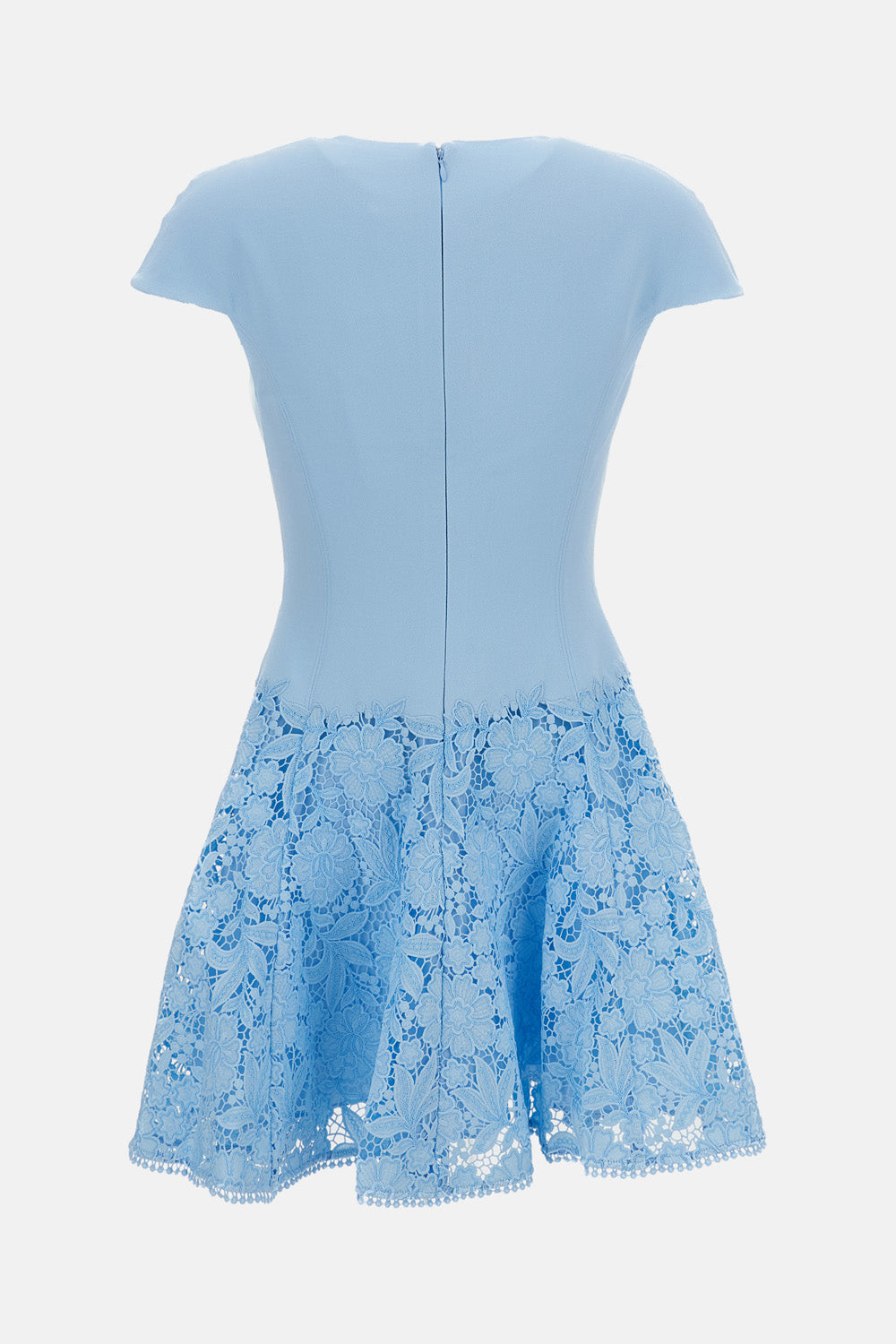 Self-Portrait Women Crepe Lace Mini Dress SELF-PORTRAIT