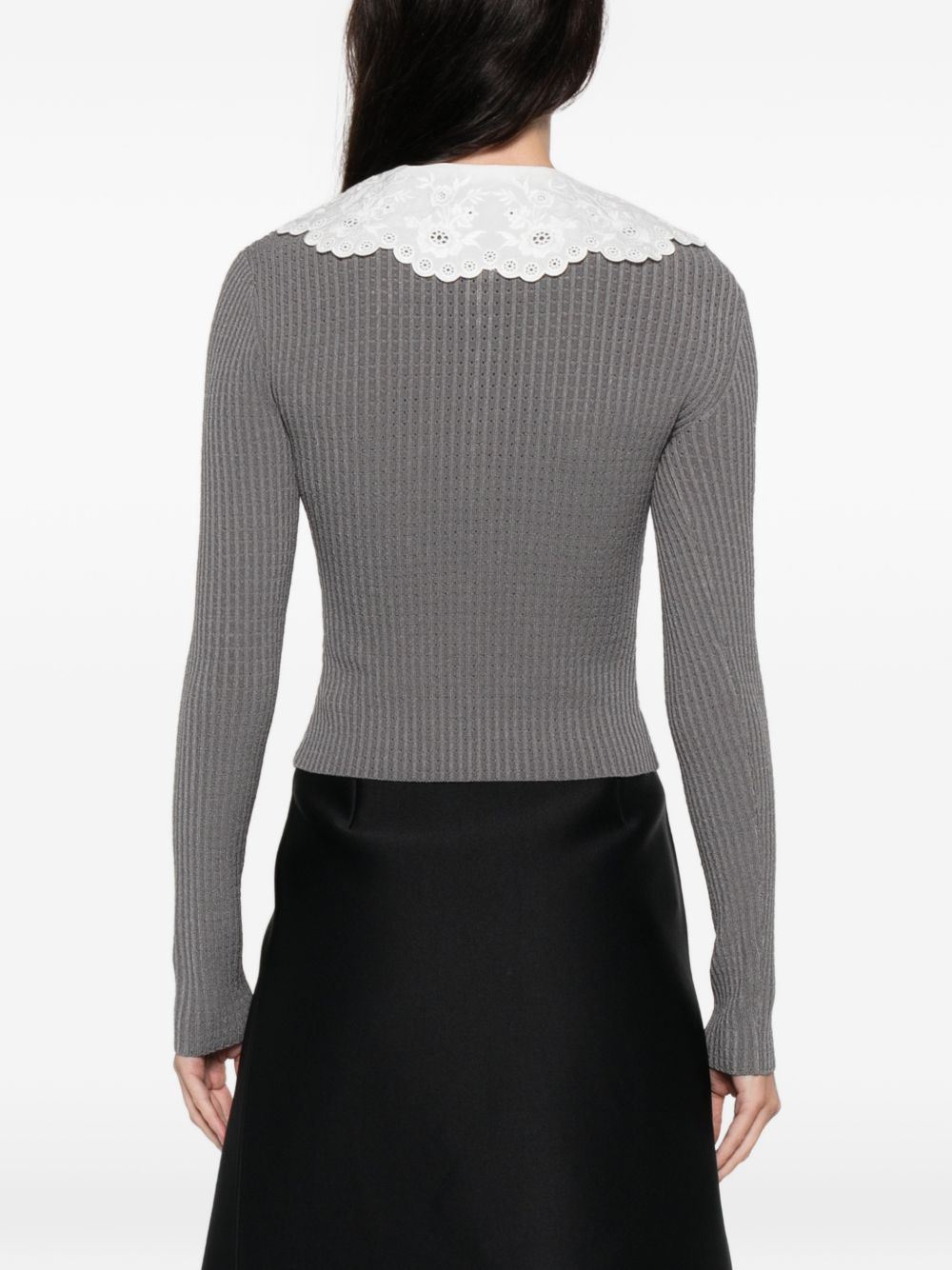 Self Portrait Women Collar-Detail Sweater SELF-PORTRAIT