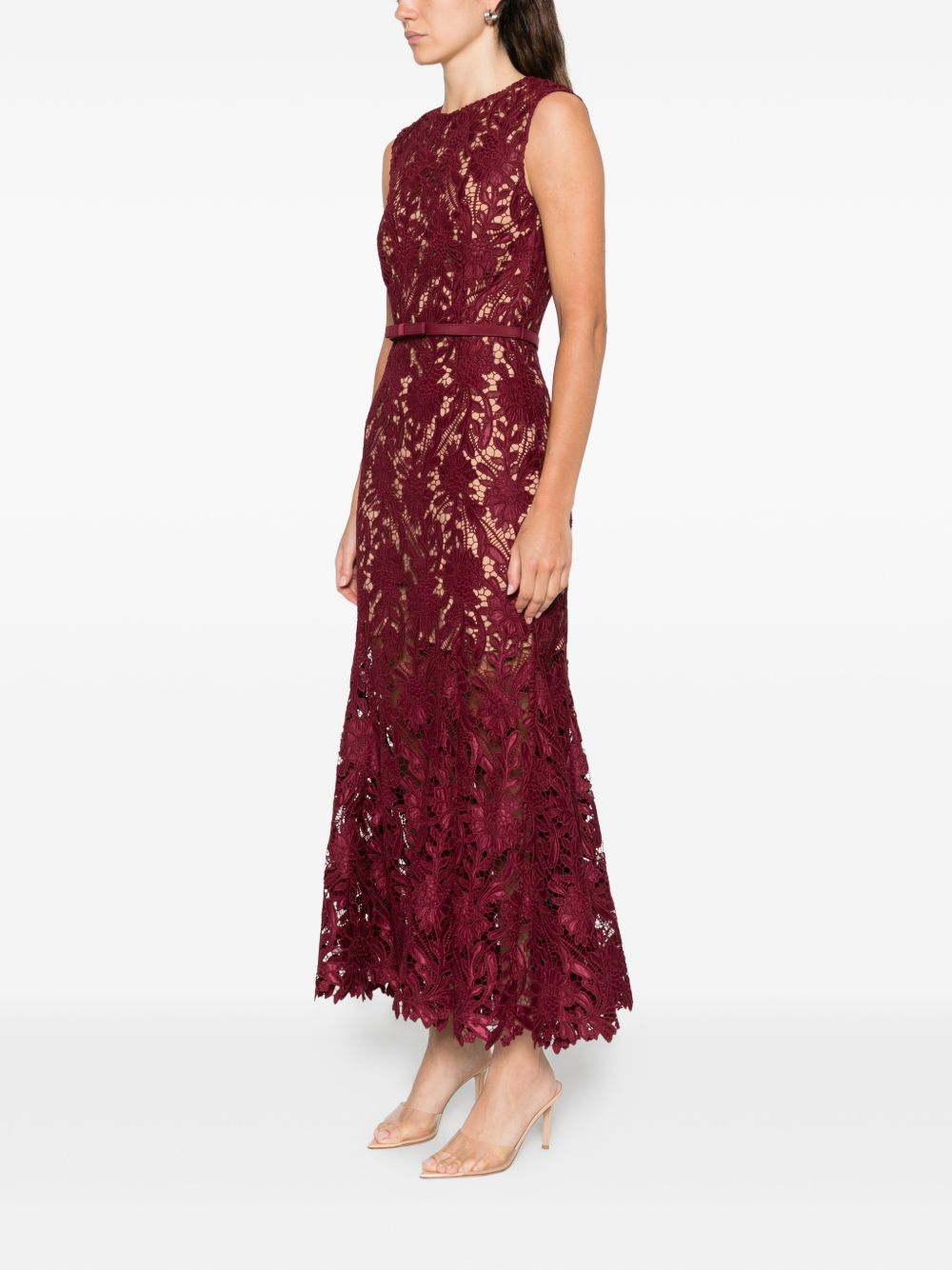 Self Portrait Women Lace Long Dress SELF-PORTRAIT
