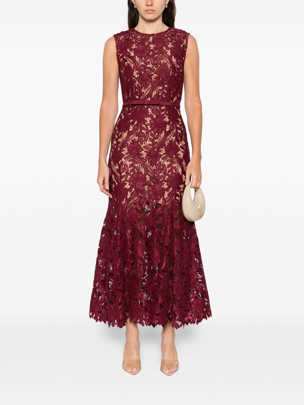 Self Portrait Women Lace Long Dress SELF-PORTRAIT