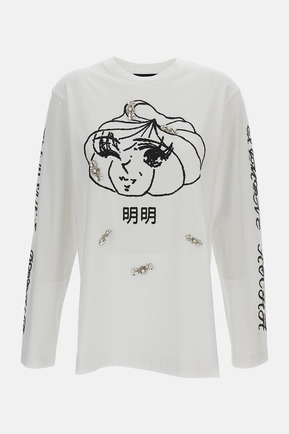 Simone Rocha Women Dim Sum Logo Print Long Sleeve T-Shirt SIMONE ROCHA