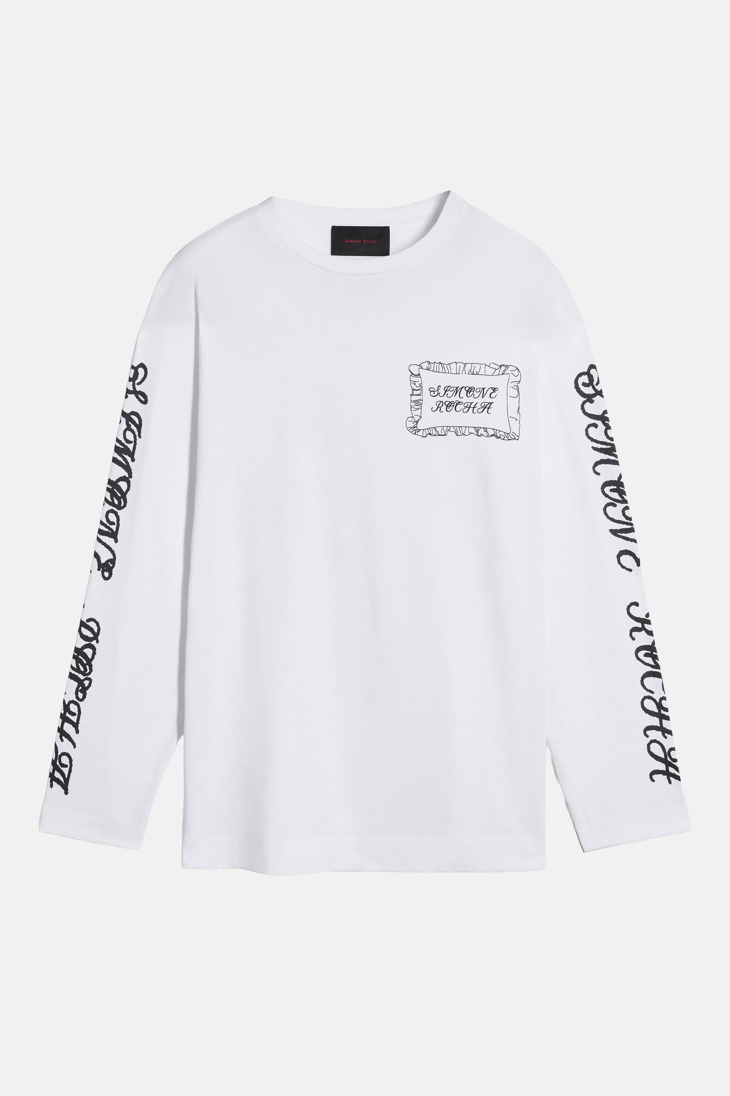 Simone Rocha Women Pillowcase Logo Print Long Sleeve T-Shirt SIMONE ROCHA