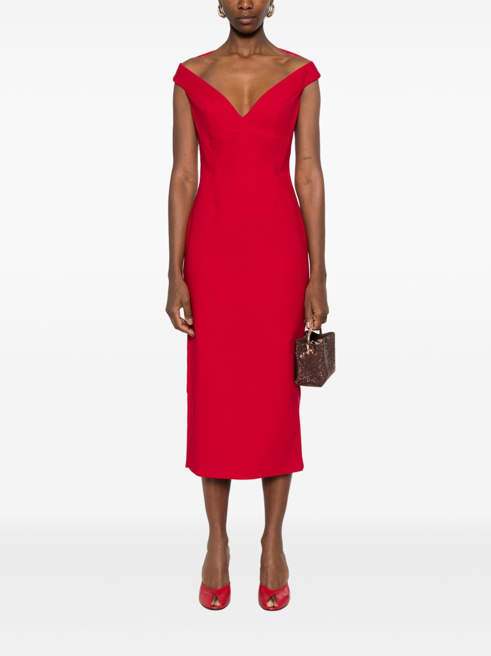 Solace London Women Monica Midi Dress SOLACE LONDON