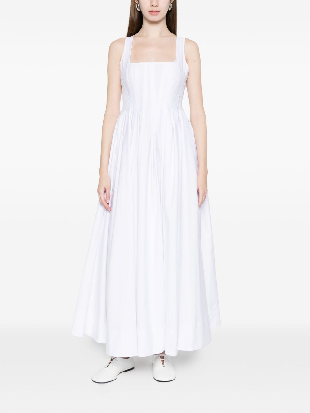 Sportmax Women Cotton Long Dress SPORTMAX