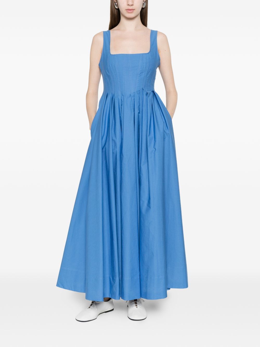 Sportmax Women Cotton Long Dress SPORTMAX