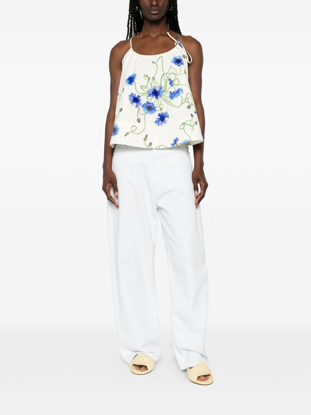 Stella Mccartney Women Embroidered Cotton Top STELLA MCCARTNEY