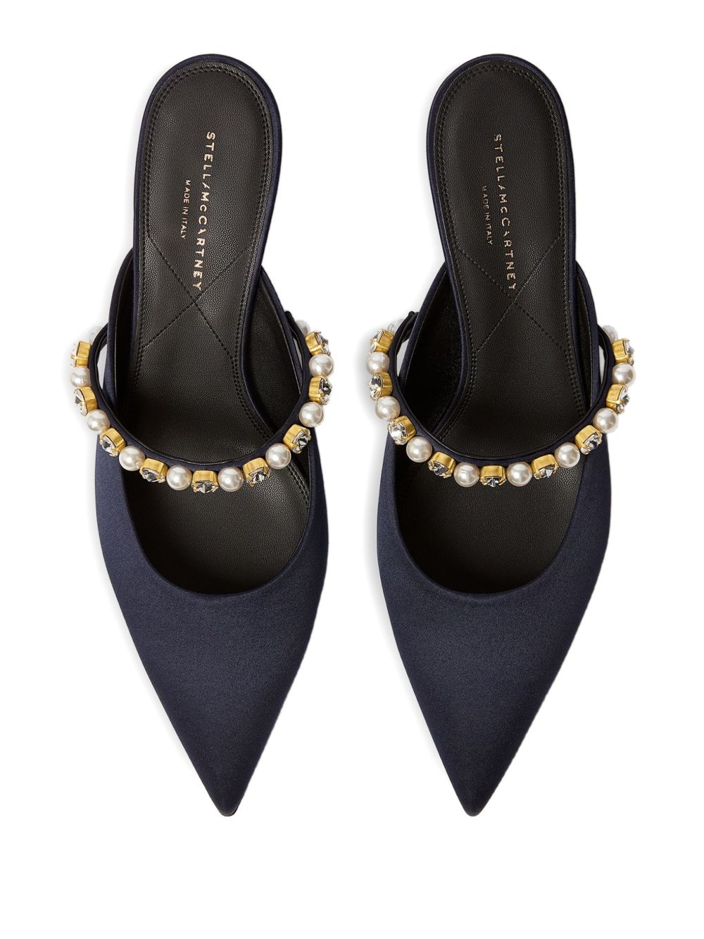 Stella Mccartney Women Elsa Pearl And Crystal Mules STELLA MCCARTNEY