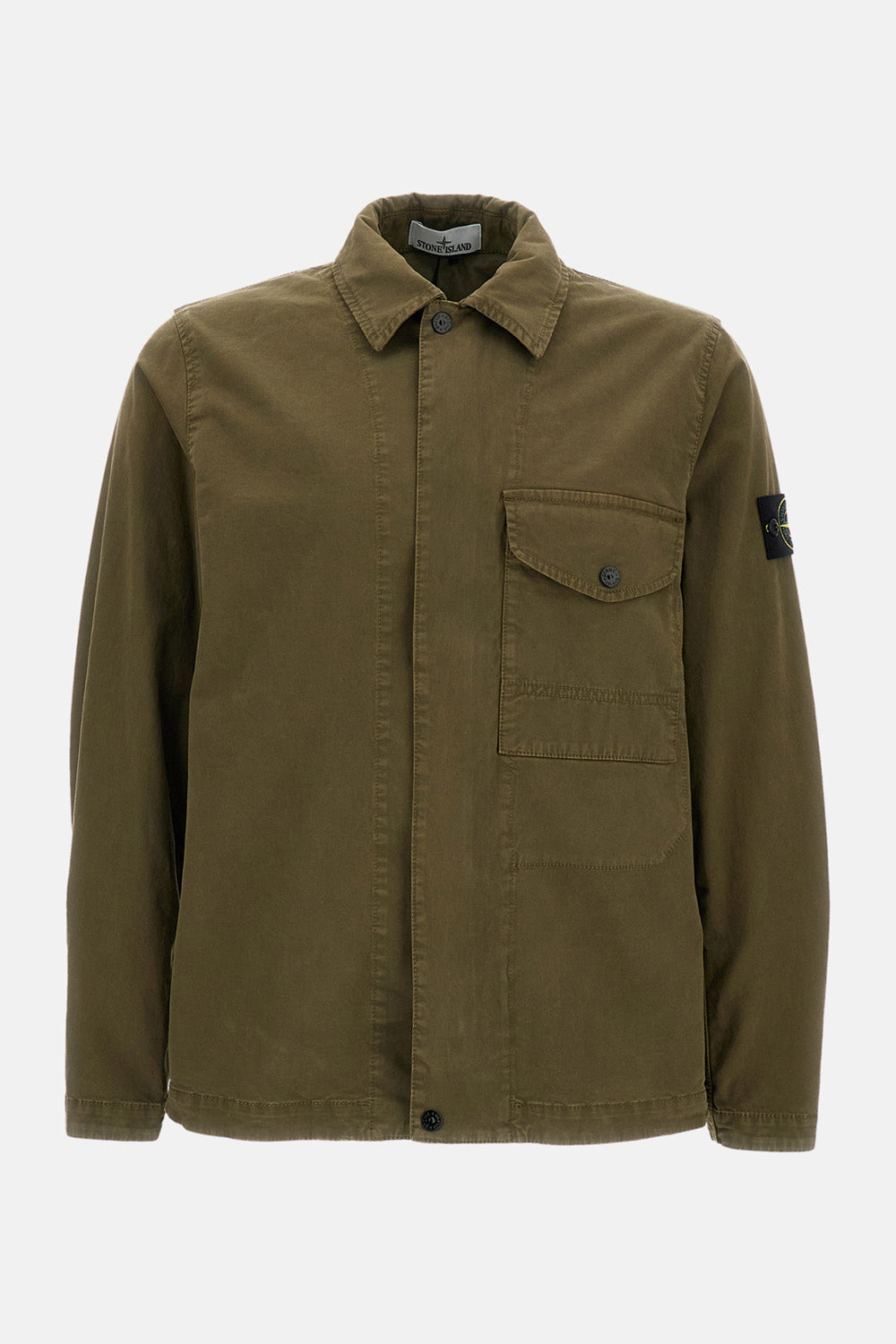 Stone Island Men Zip Overshirt STONE ISLAND