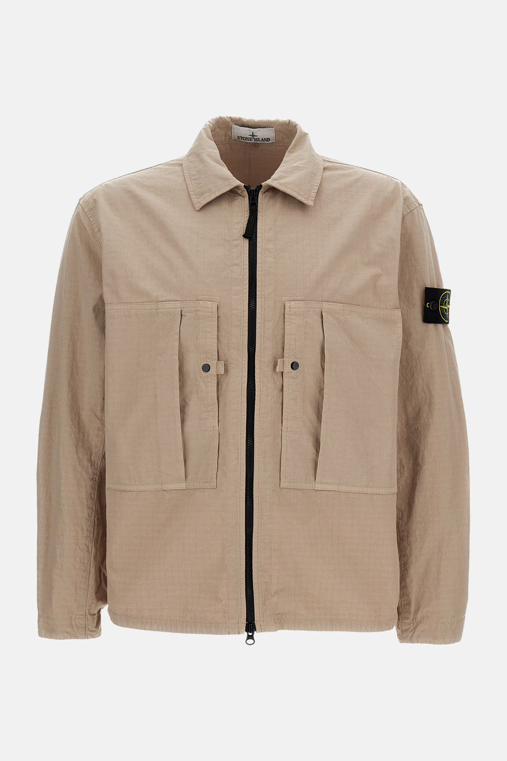 Stone Island Men Zip Up Overshirt STONE ISLAND