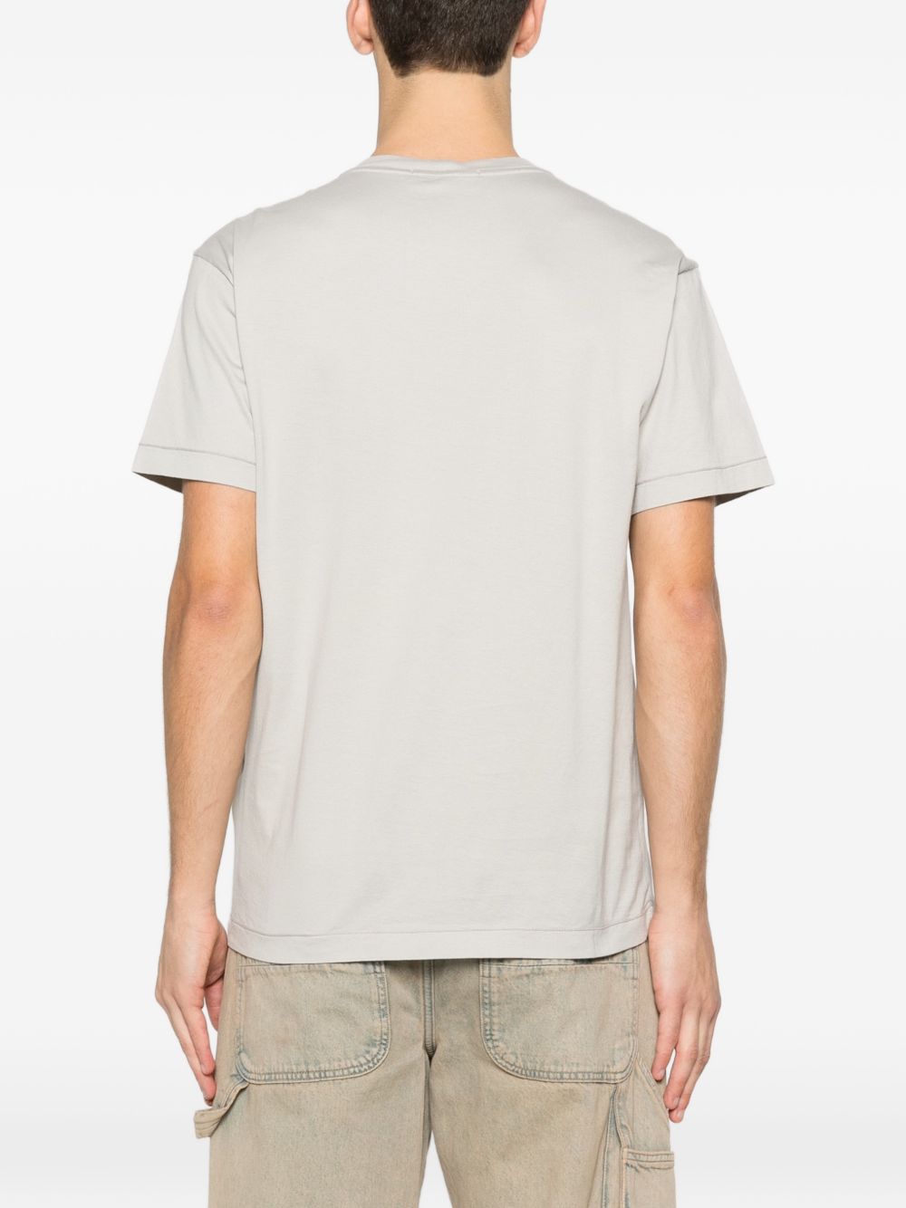 Stone Island Men Logo Cotton T-Shirt STONE ISLAND