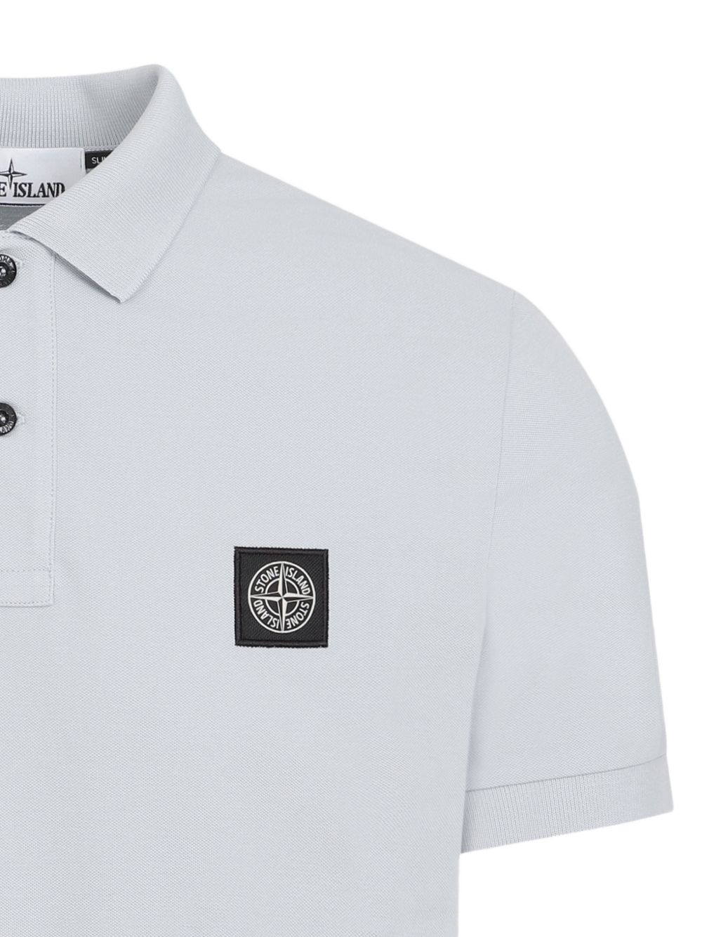 Stone Island Men Logo Cotton Polo Shirt STONE ISLAND