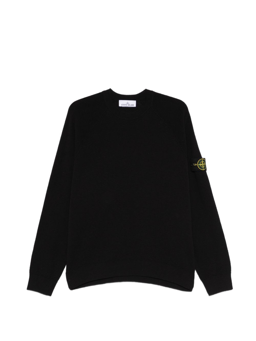 Stone Island Men Logo Cotton Crewneck Sweater STONE ISLAND