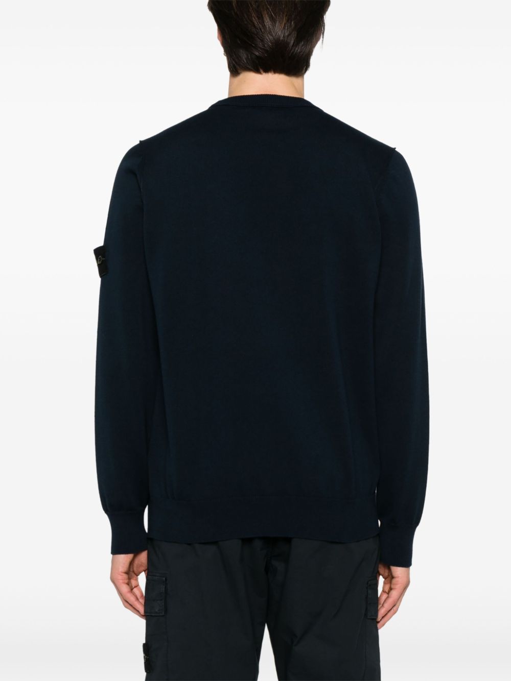 Stone Island Men Cotton Crewneck Sweater STONE ISLAND
