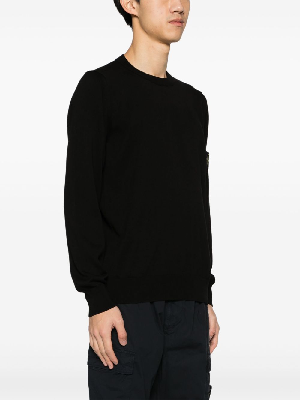 Stone Island Men Cotton Crewneck Sweater STONE ISLAND