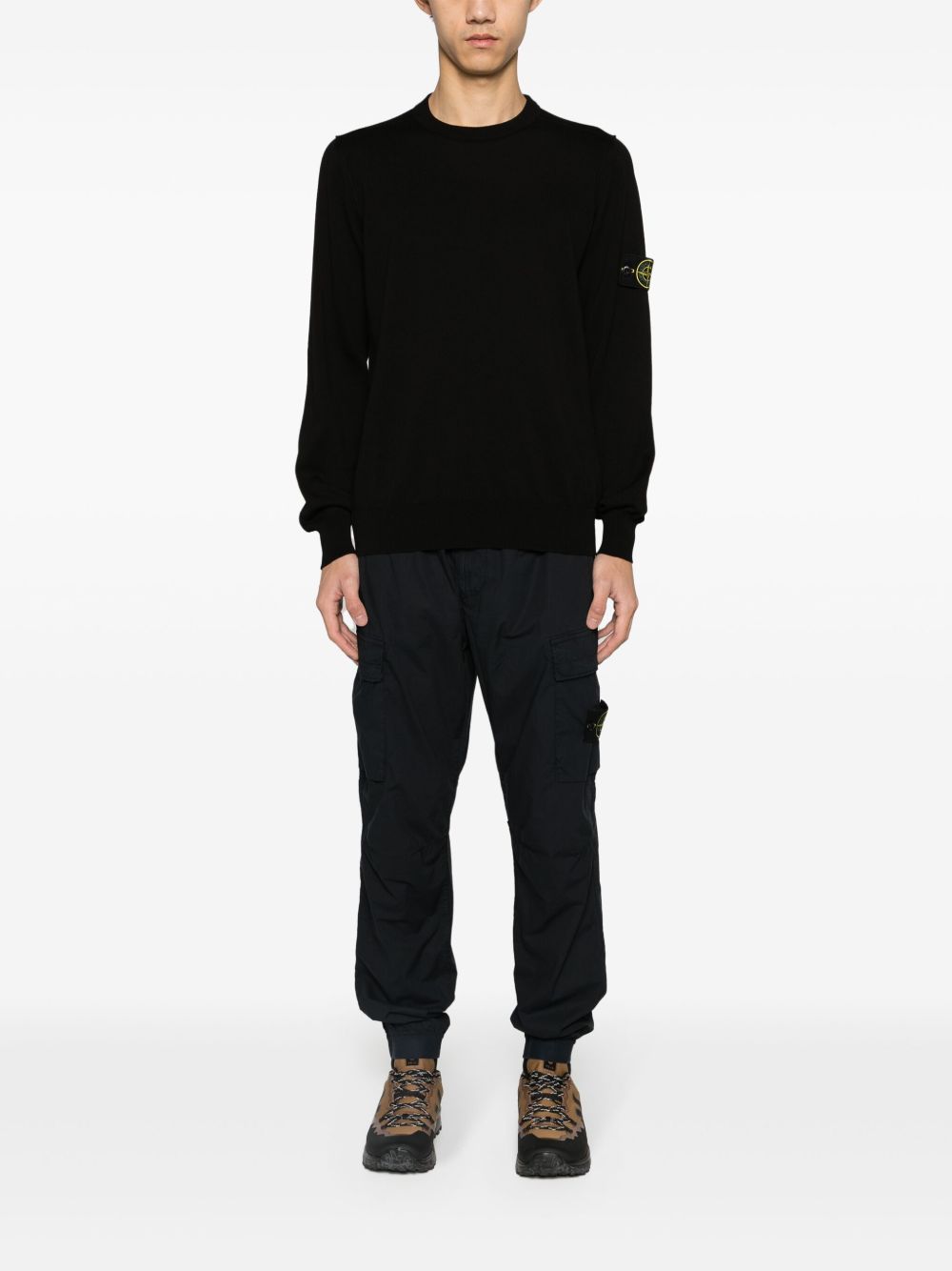 Stone Island Men Cotton Crewneck Sweater STONE ISLAND