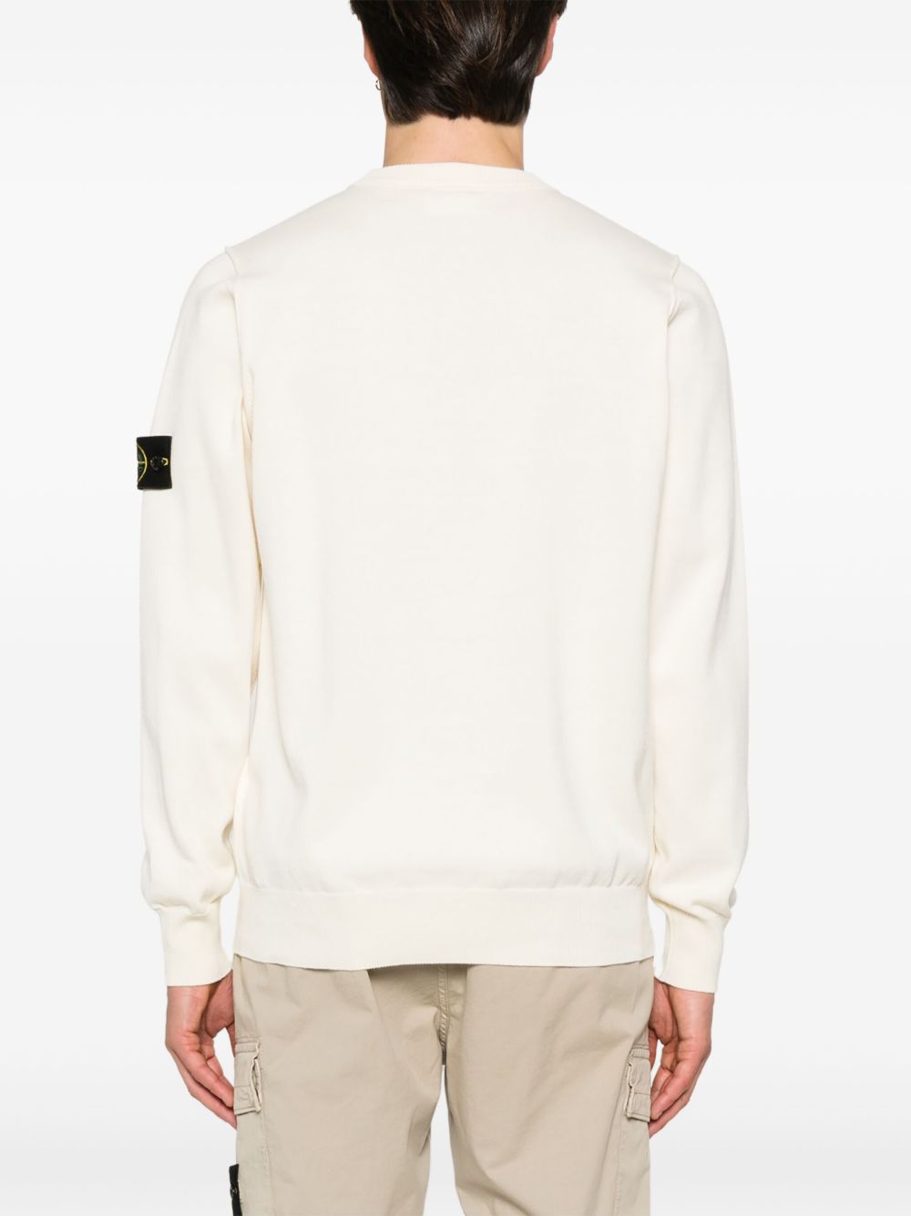 Stone Island Men Cotton Crewneck Sweater STONE ISLAND