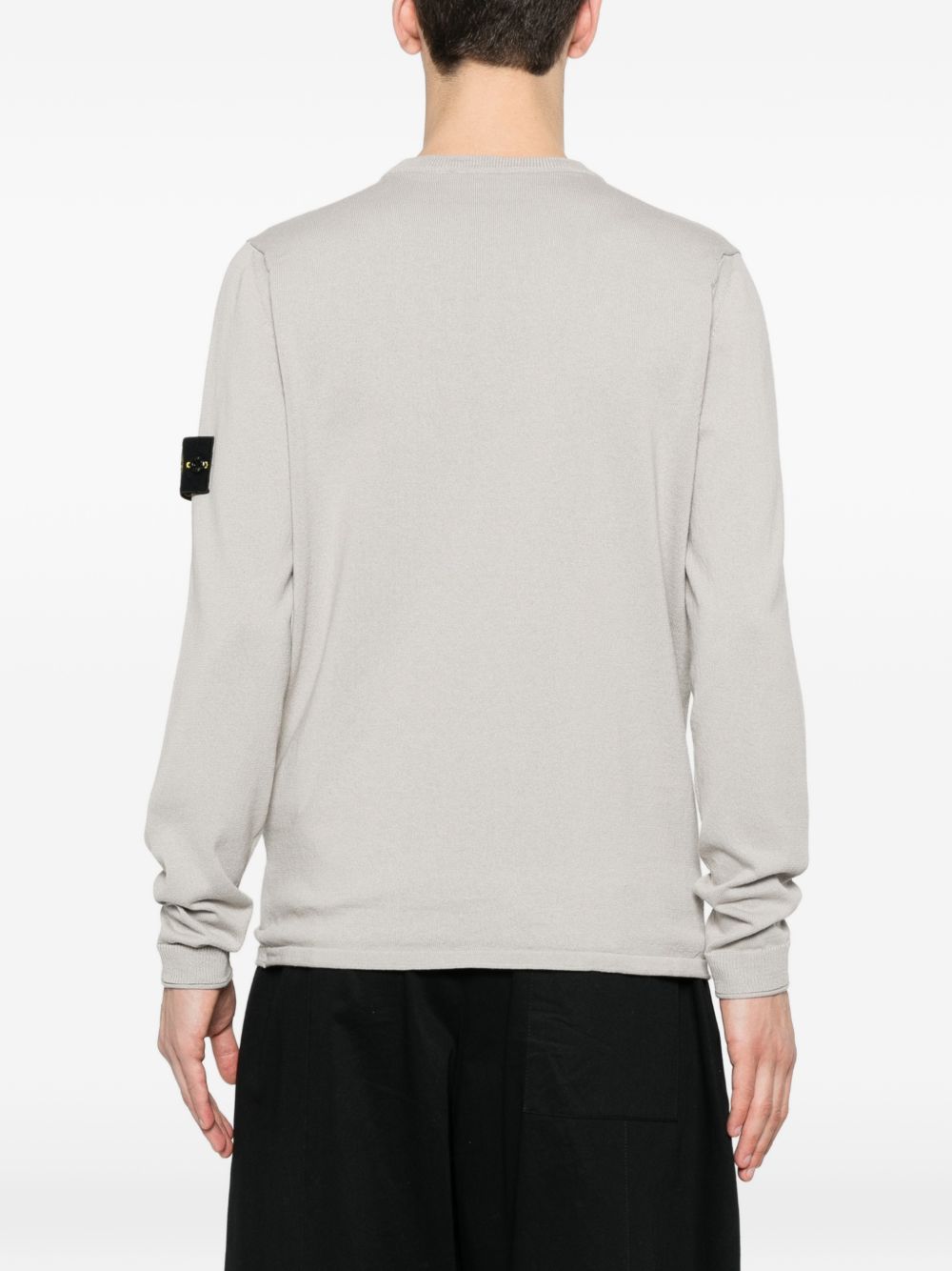 Stone Island Men Cotton Crewneck Sweater STONE ISLAND