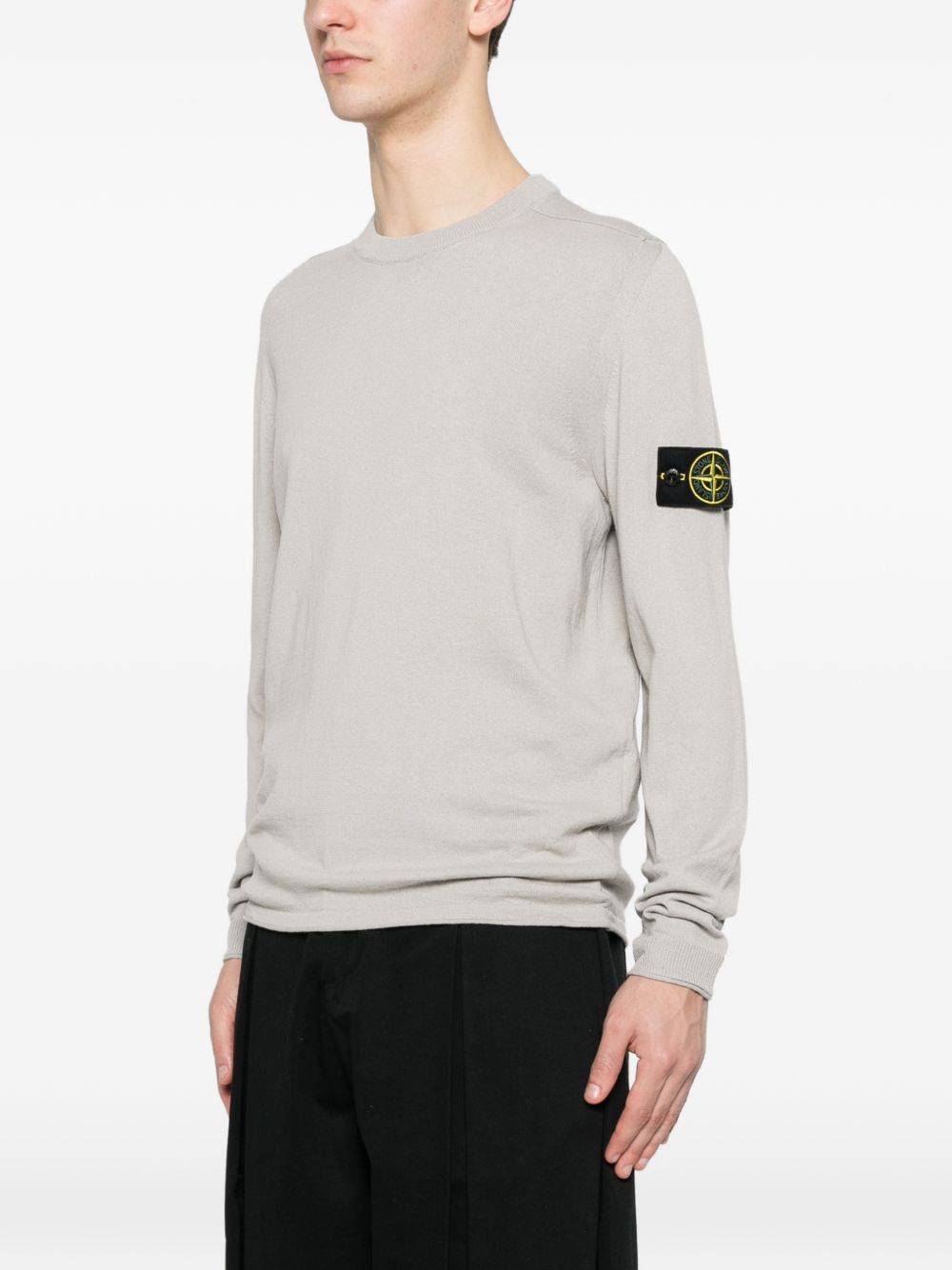 Stone Island Men Cotton Crewneck Sweater STONE ISLAND