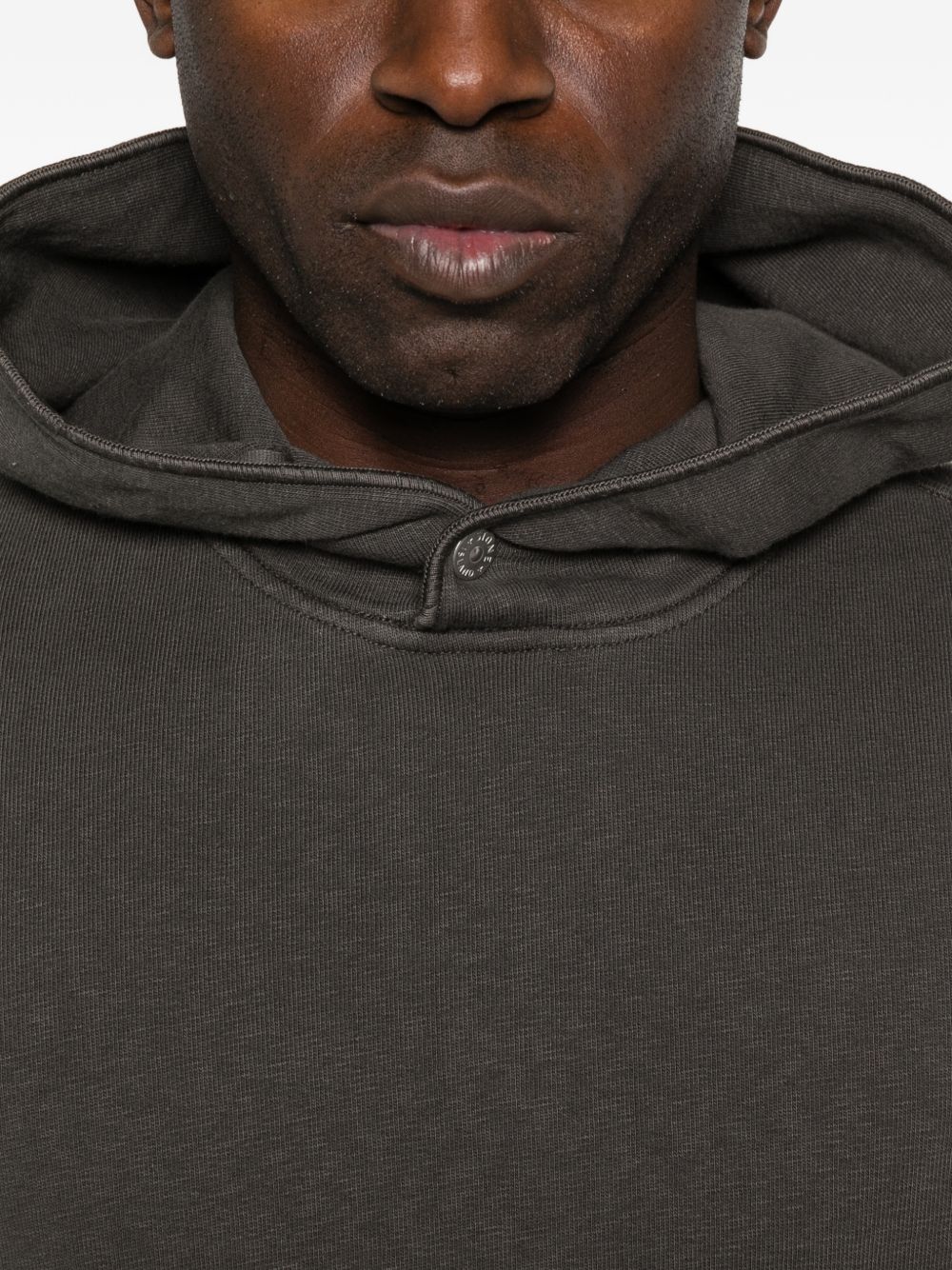 Stone Island Men Logo Cotton Hoodie STONE ISLAND