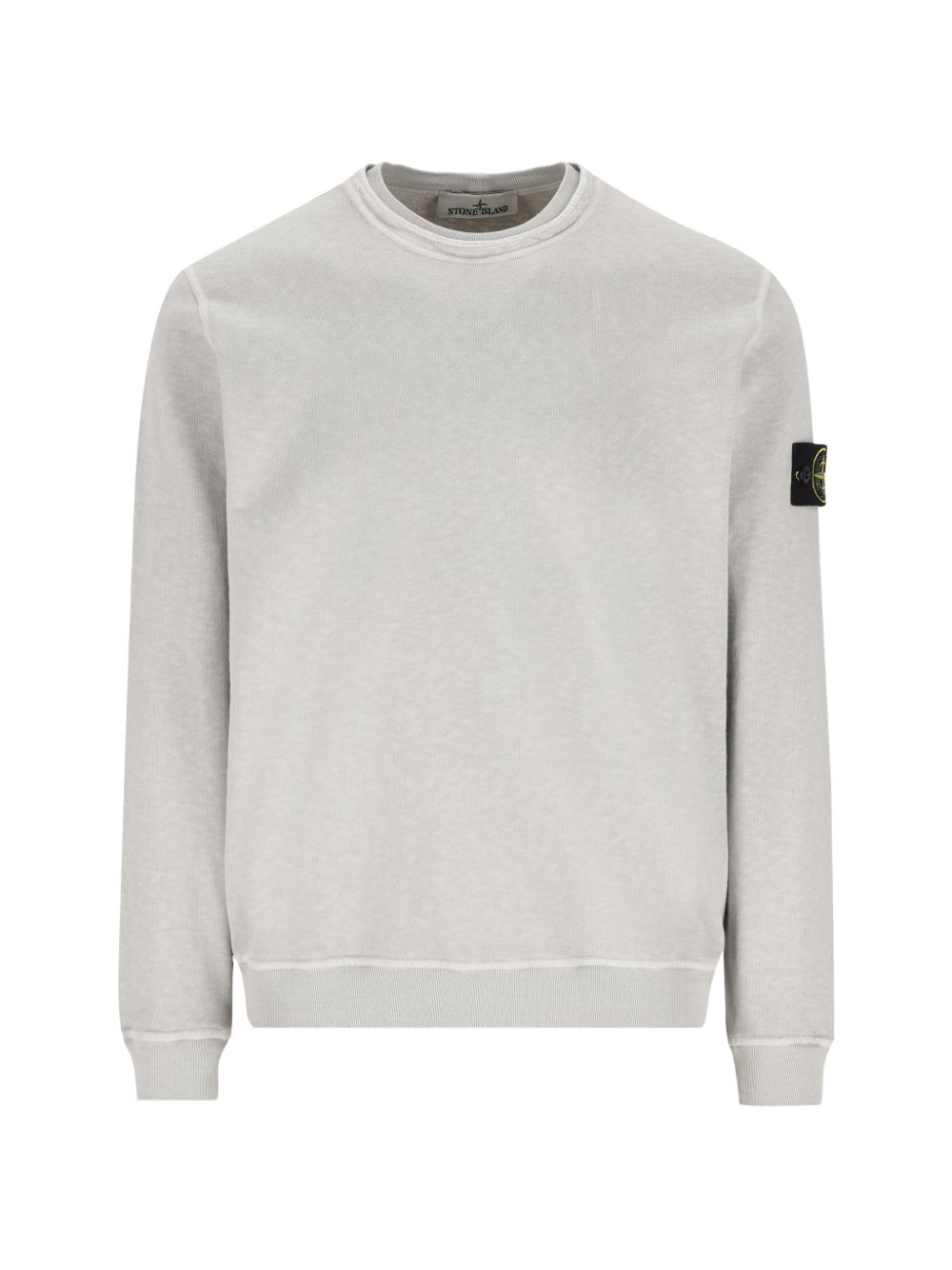 Stone Island Men Logo Cotton Sweatshirt STONE ISLAND
