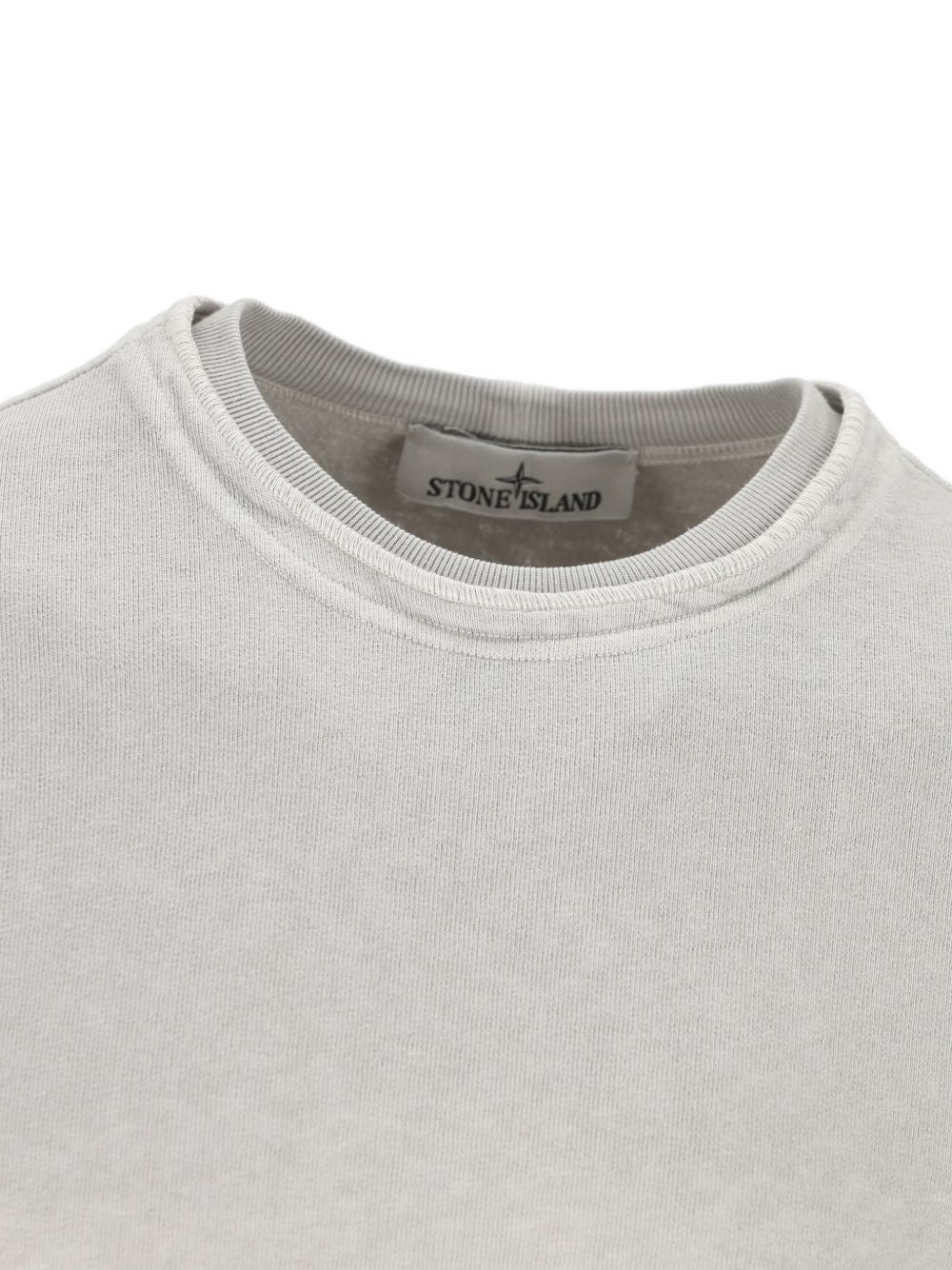 Stone Island Men Logo Cotton Sweatshirt STONE ISLAND