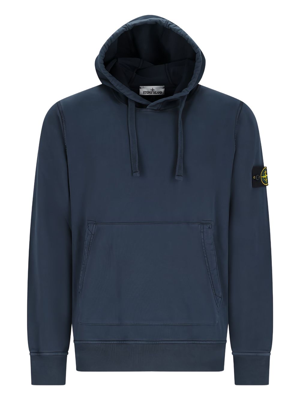 Stone Island Men Logo Cotton Hoodie STONE ISLAND