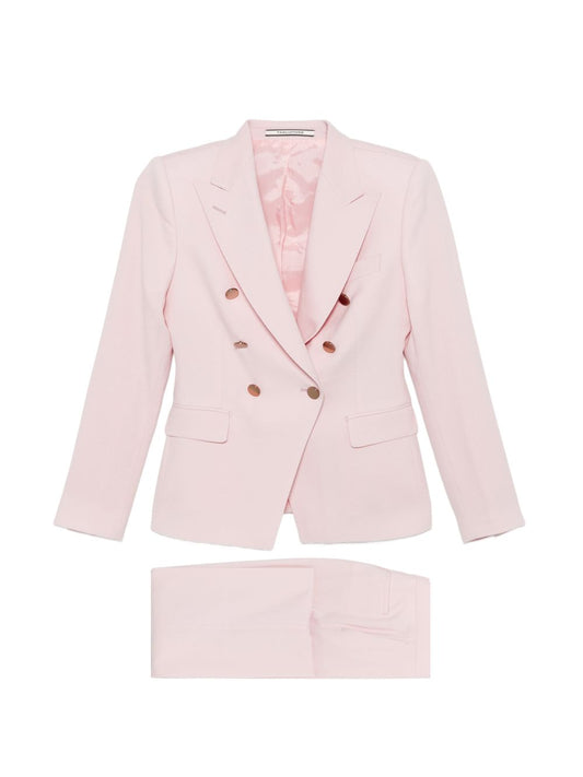 Tagliatore Women Wool Double-Breasted Suit